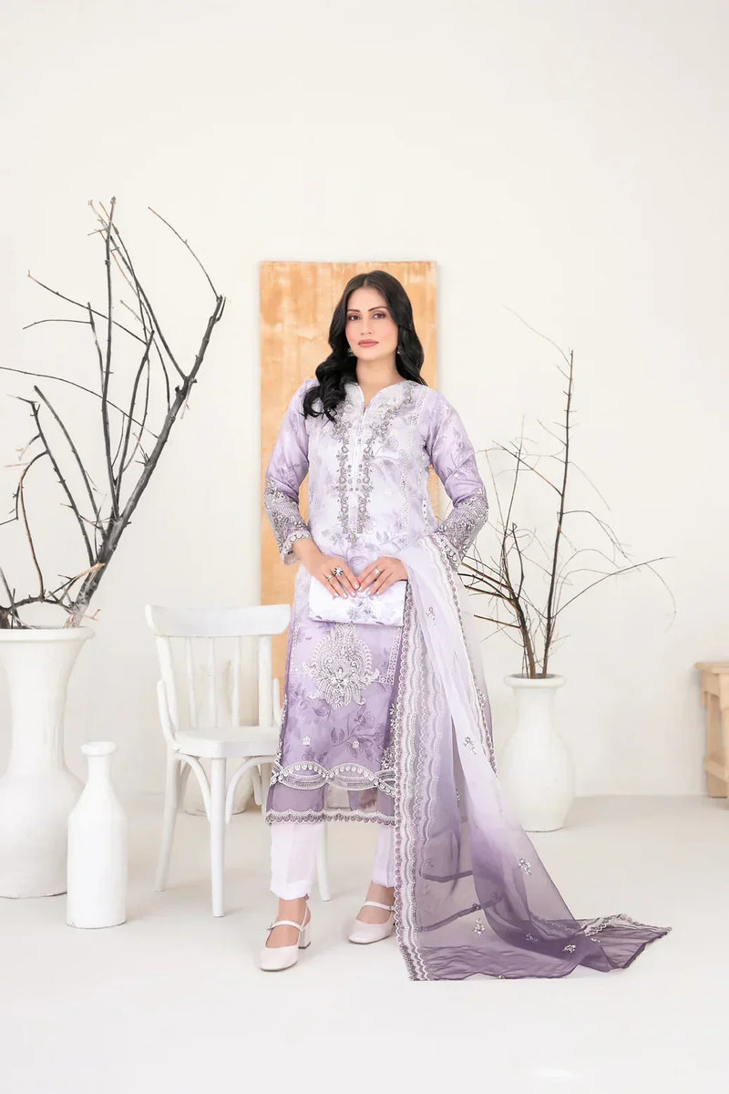 New Arrival Libas Organza Ready Made with Bag 102