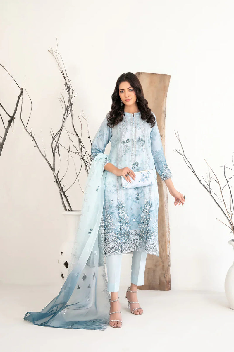 New Arrival Libas Organza Ready Made with Bag 105