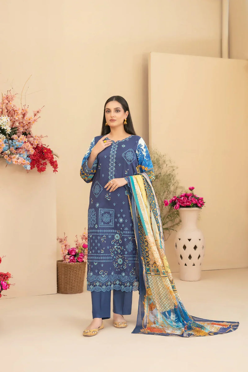 U-Unstitched Lawn 105