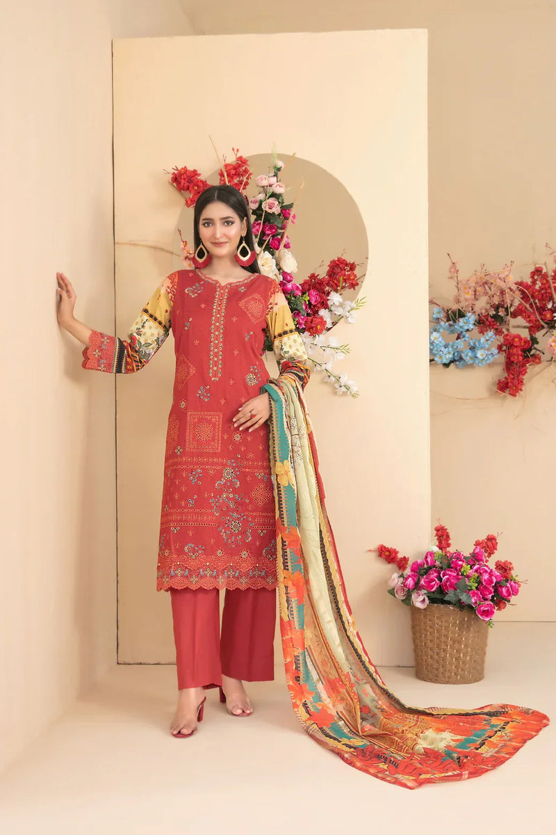 U-Unstitched Lawn 107