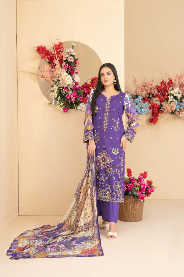 U-Unstitched Lawn 108