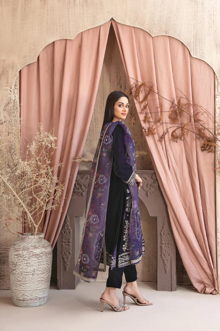 Libas Unstitched Velvet 3015 - Al Libas Al Asri