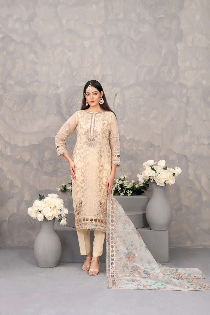 Libas Eid New Arrivals Unstitched Organza 102