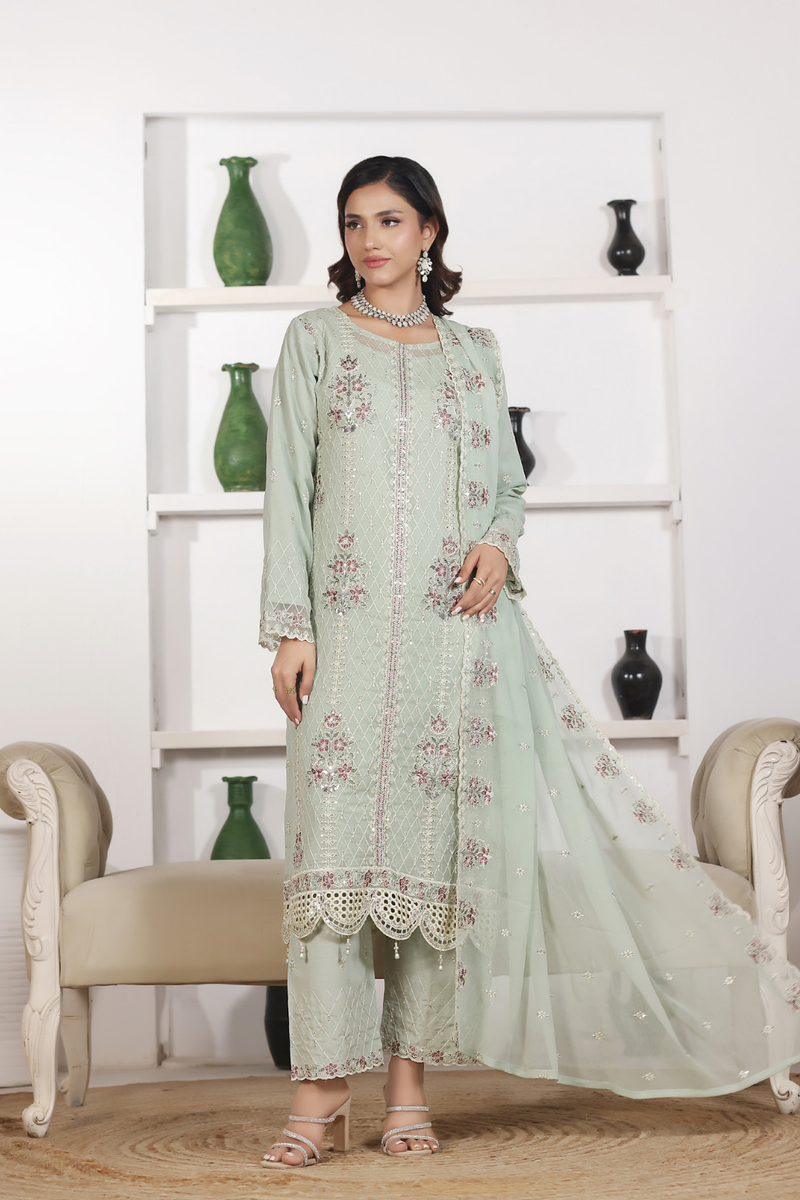 I-LIbas New Arrivals Unstitched Chiffon 1112