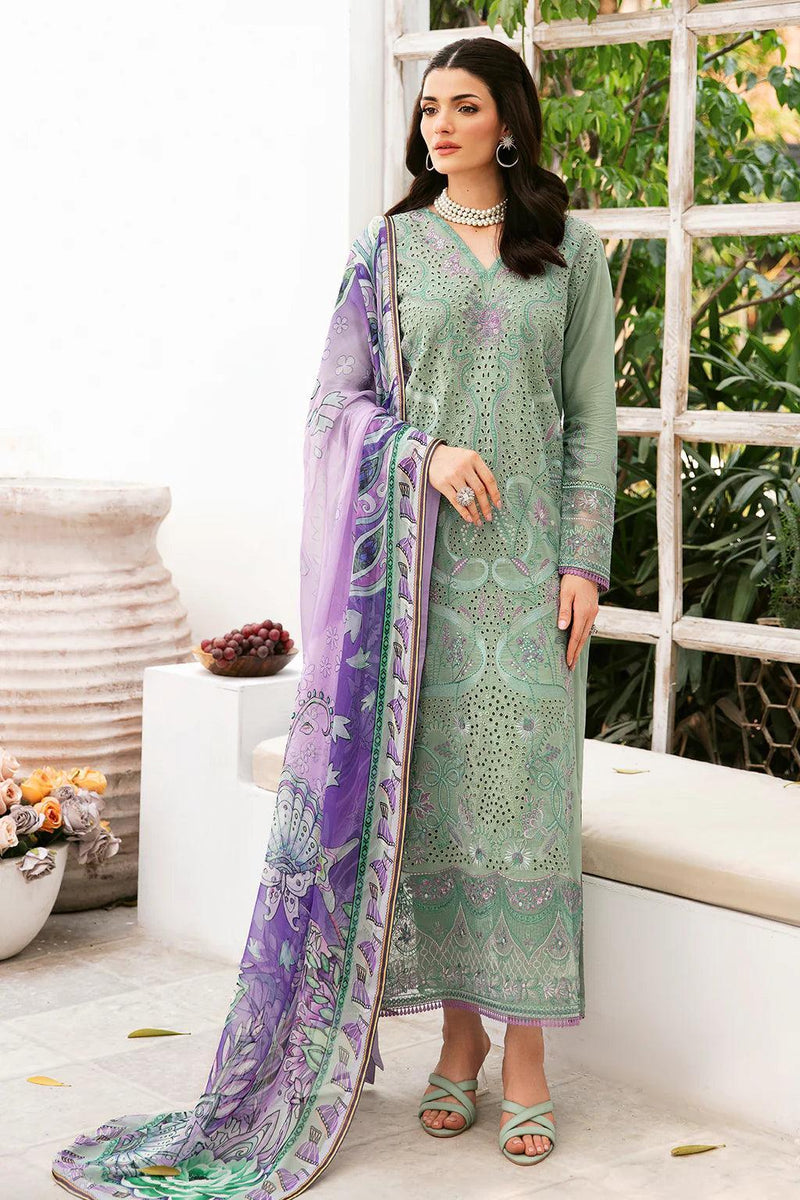Libas Embroidered Lawn Ready Made 3 - Al Libas Al Asri