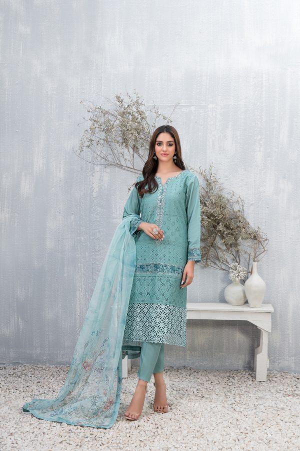 Z-227 Embroidered Lawn Ready Made