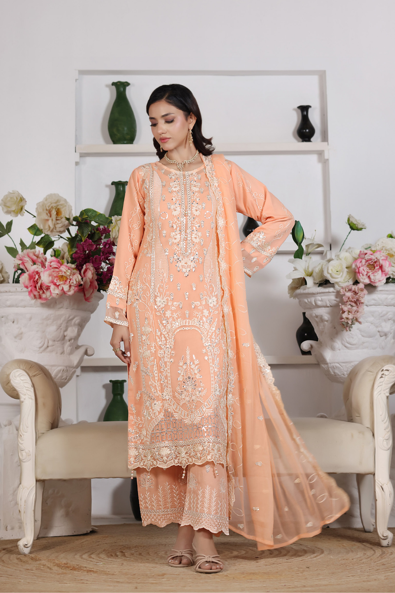 I-LIbas New Arrivals Unstitched Chiffon 1111