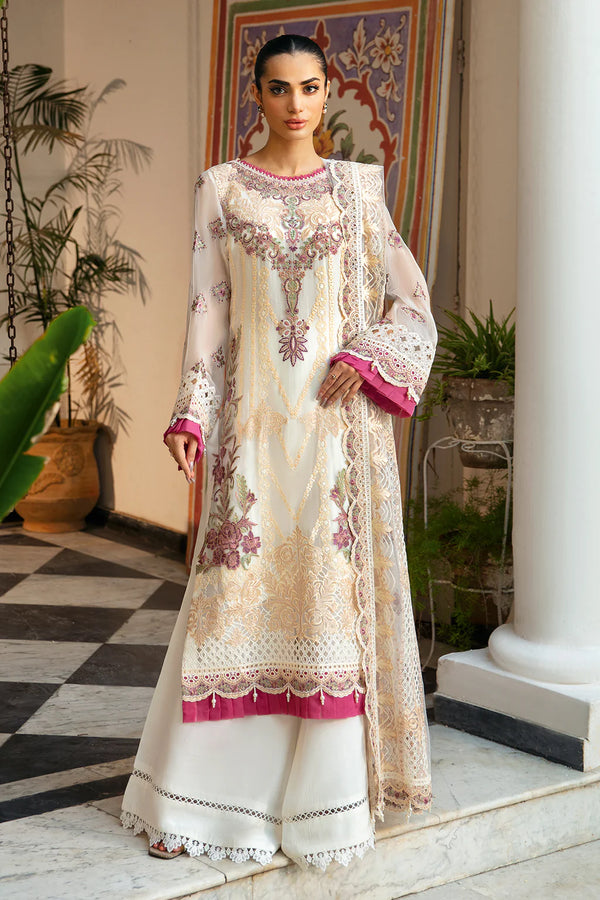 Libas Embroidered Chiffon Organza Ready Made 215