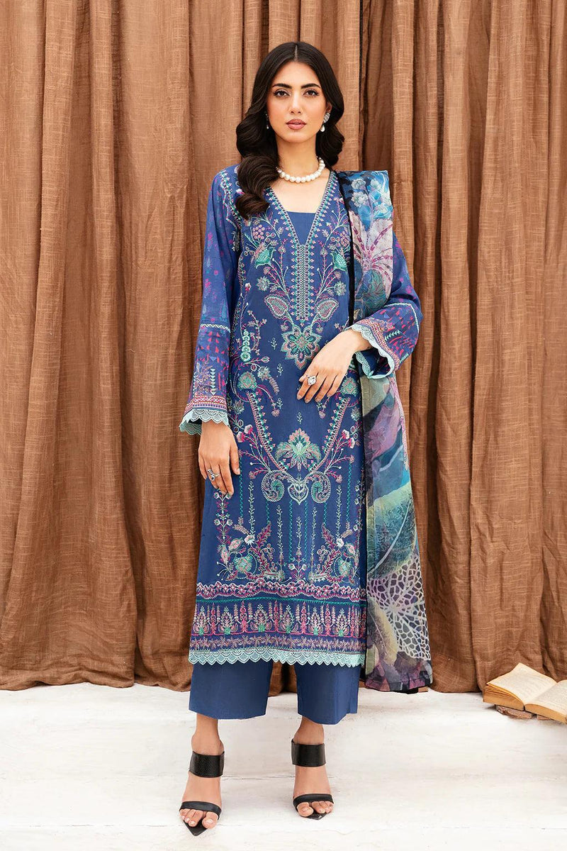 Libas Embroidered Printed Lawn Ready Made 11 - Al Libas Al Asri