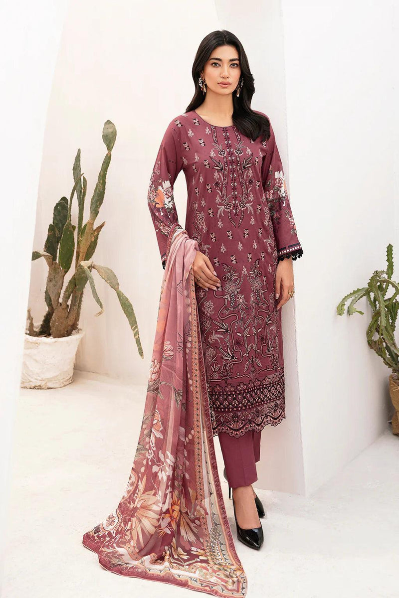 Libas Embroidered Printed Lawn Ready Made 8 - Al Libas Al Asri