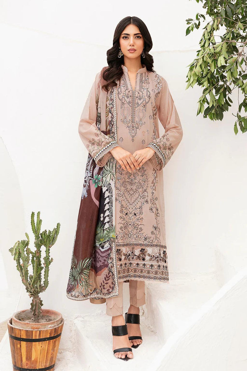 Libas Embroidered Printed Lawn Ready Made 5 - Al Libas Al Asri