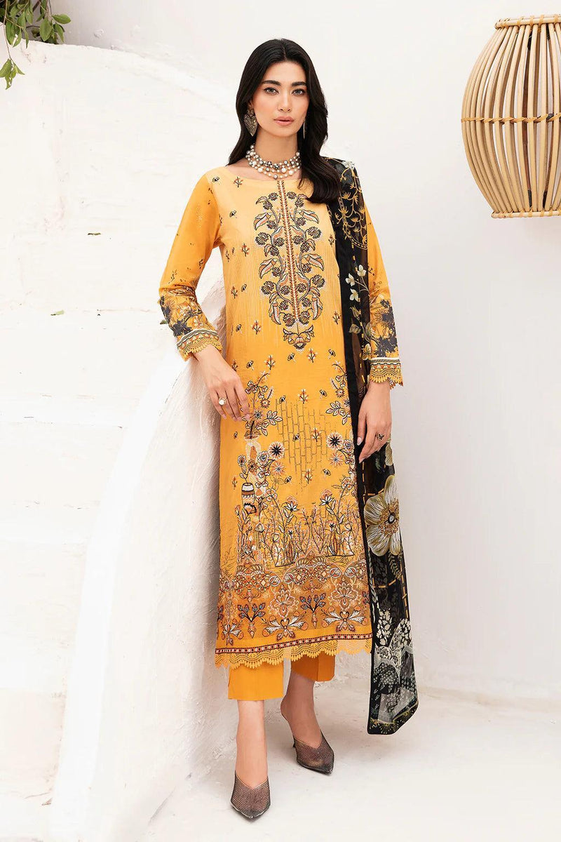 Libas Embroidered Printed Lawn Ready Made 12 - Al Libas Al Asri