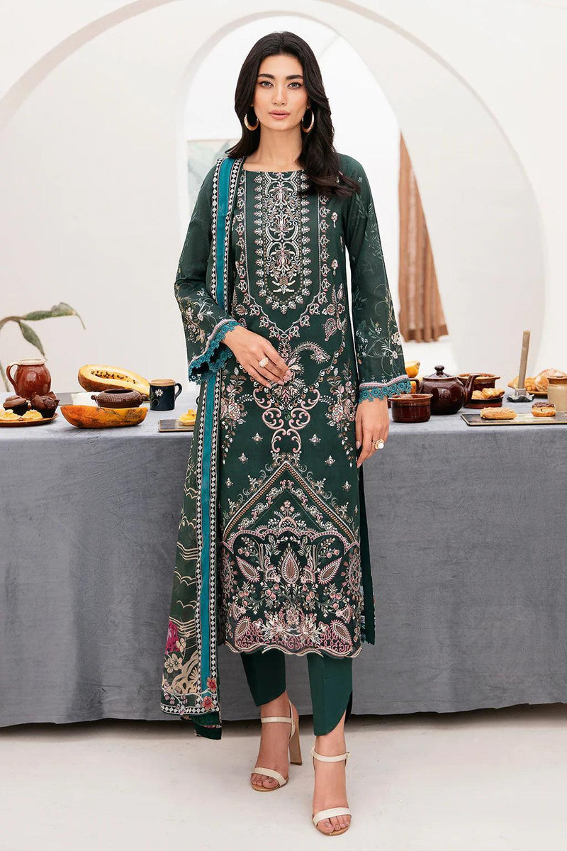 Libas Embroidered Printed Lawn Ready Made 9 - Al Libas Al Asri