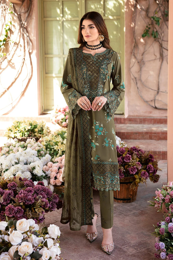 Libas J-210 Embroidered Lawn Ready Made