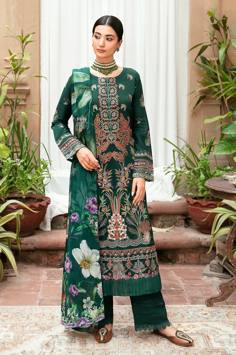 Libas Embroidered Printed Lawn Ready Made 801