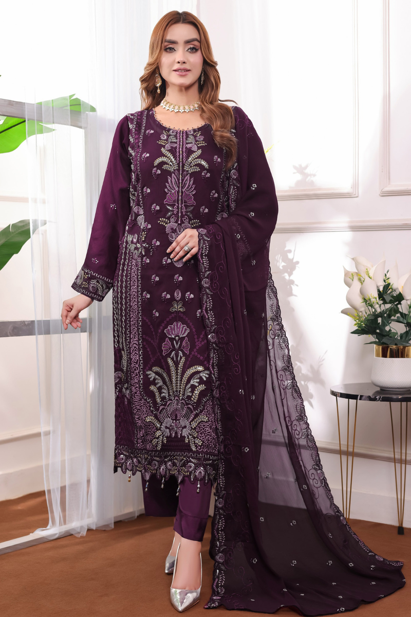 L-Unstitched Chiffon 526