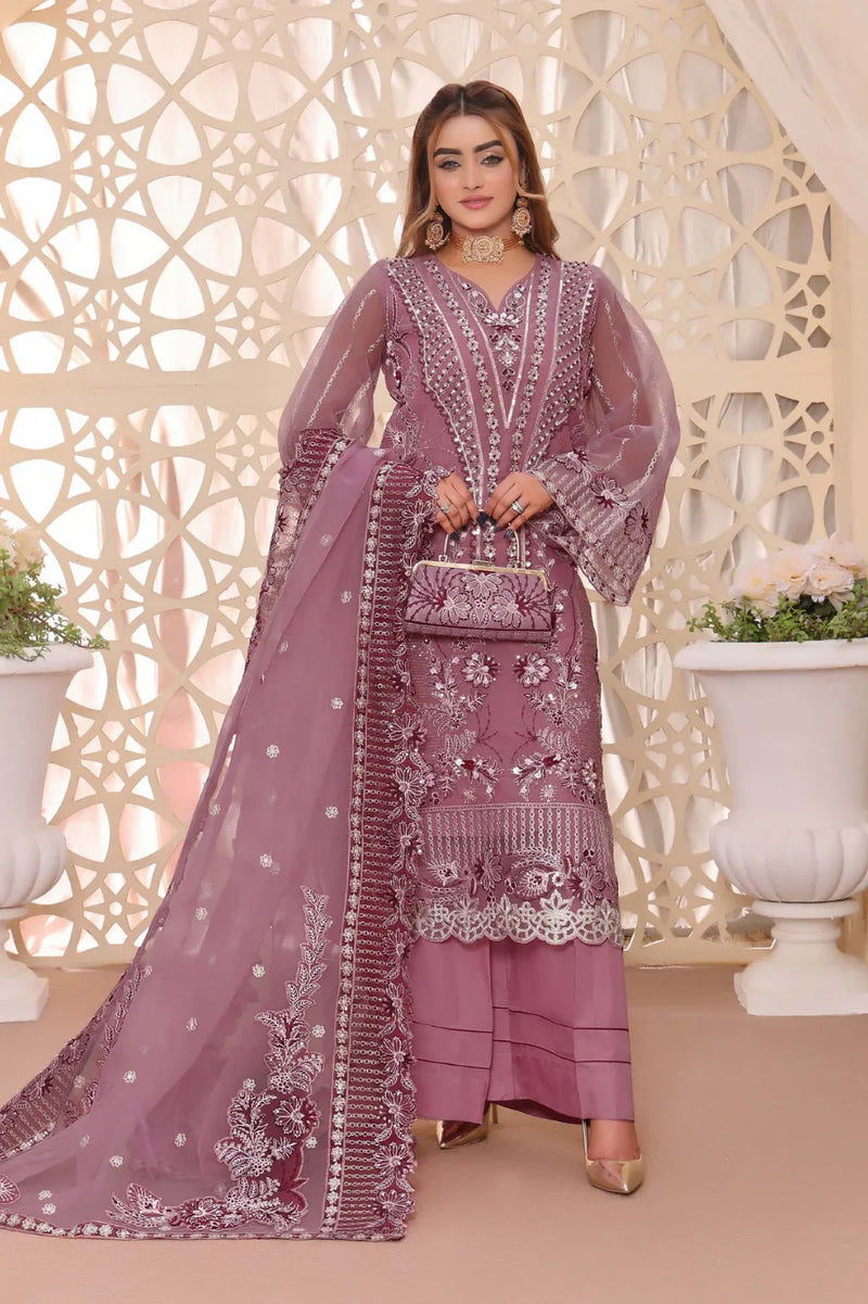 New Arrival Libas Organza Ready Made with Bag 118