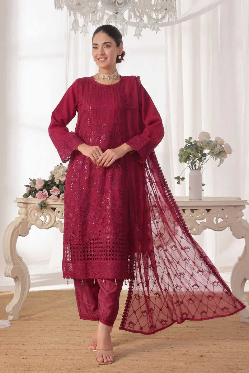 Libas Chiffon Unstitched 1108