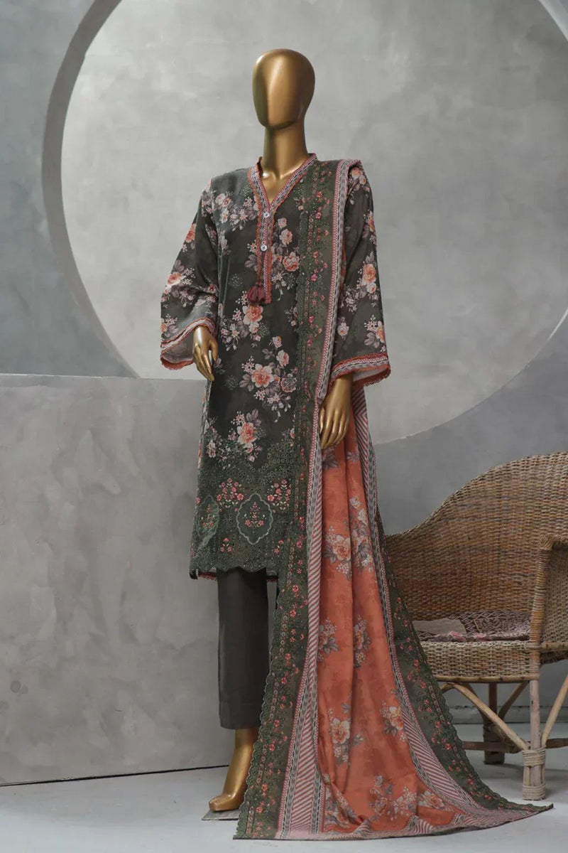 Libas Unstitched Khaddar 3 Piece 1005 - Al Libas Al Asri