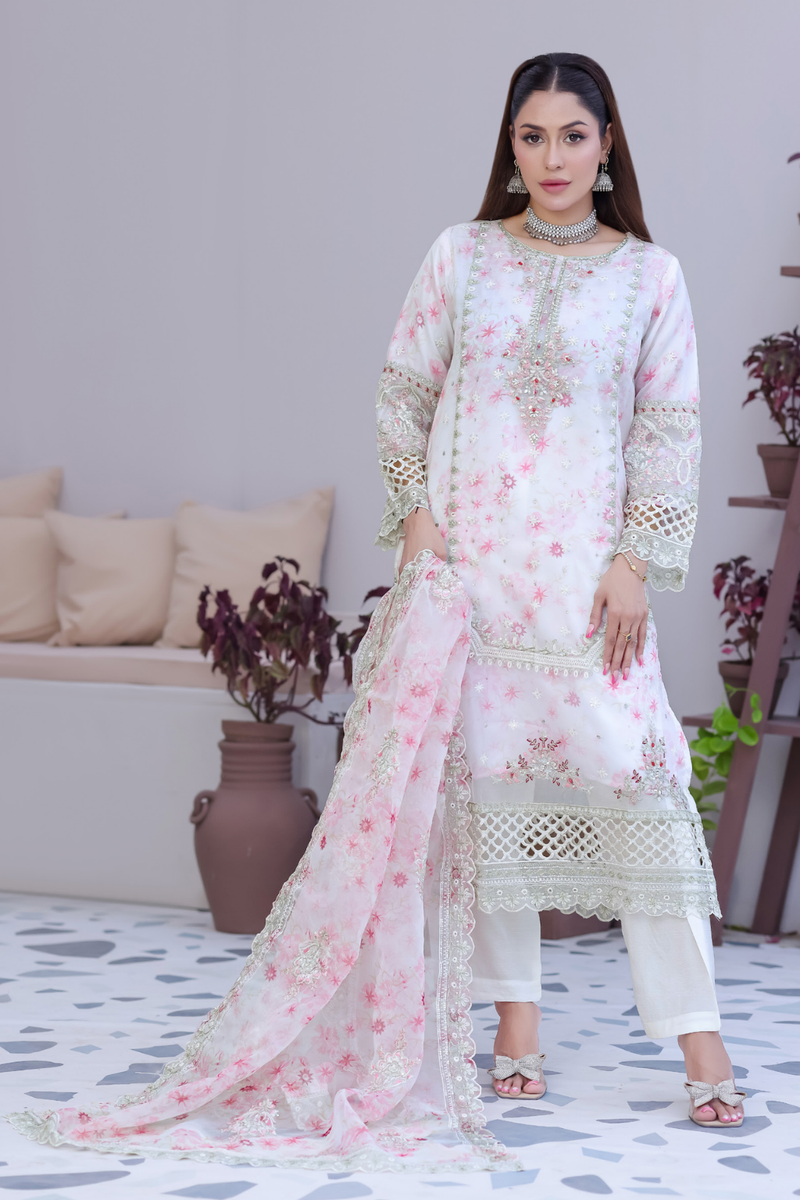 Libas Offer 1007 Organza Eid Collection