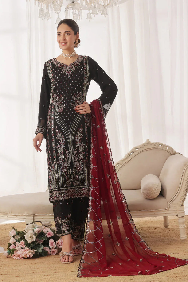 Libas Chiffon Unstitched 1109