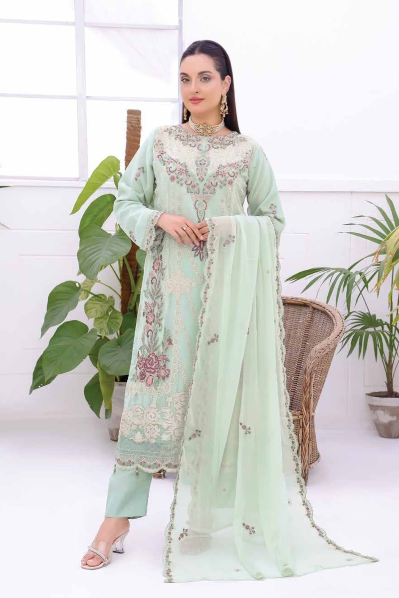 L-Unstitched Chiffon 514