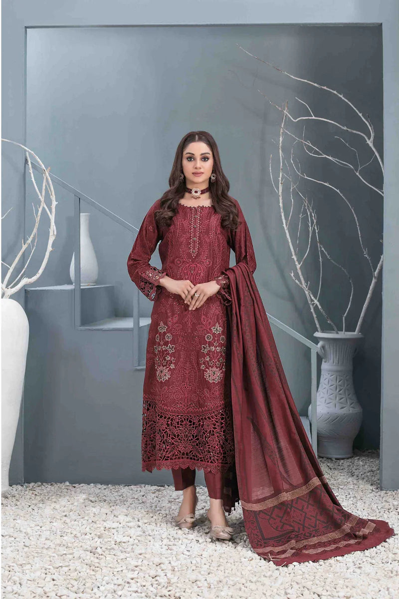 Z-264 Embroidered Organza Ready Made