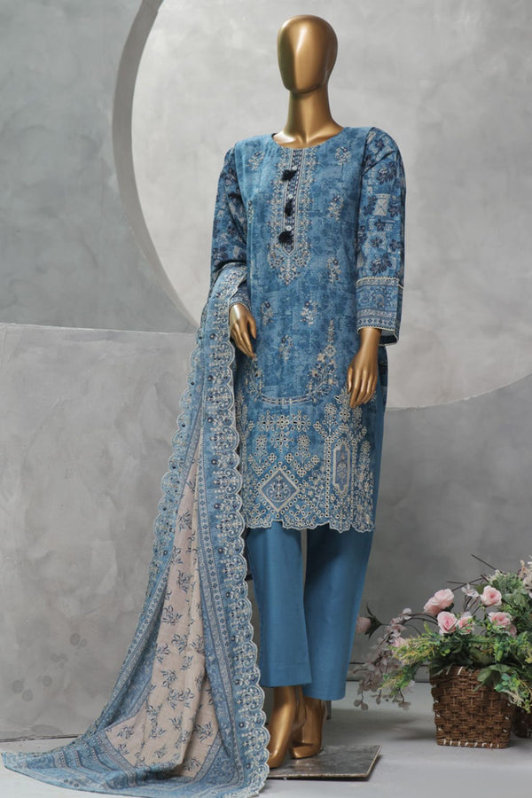 Libas Unstitched Khaddar 3 Piece 1007