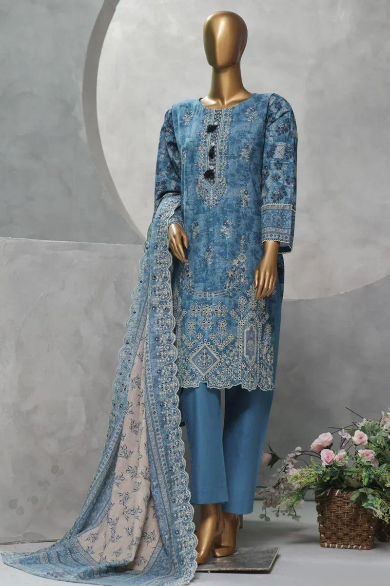Libas Unstitched Khaddar 3 Piece 1007 - Al Libas Al Asri
