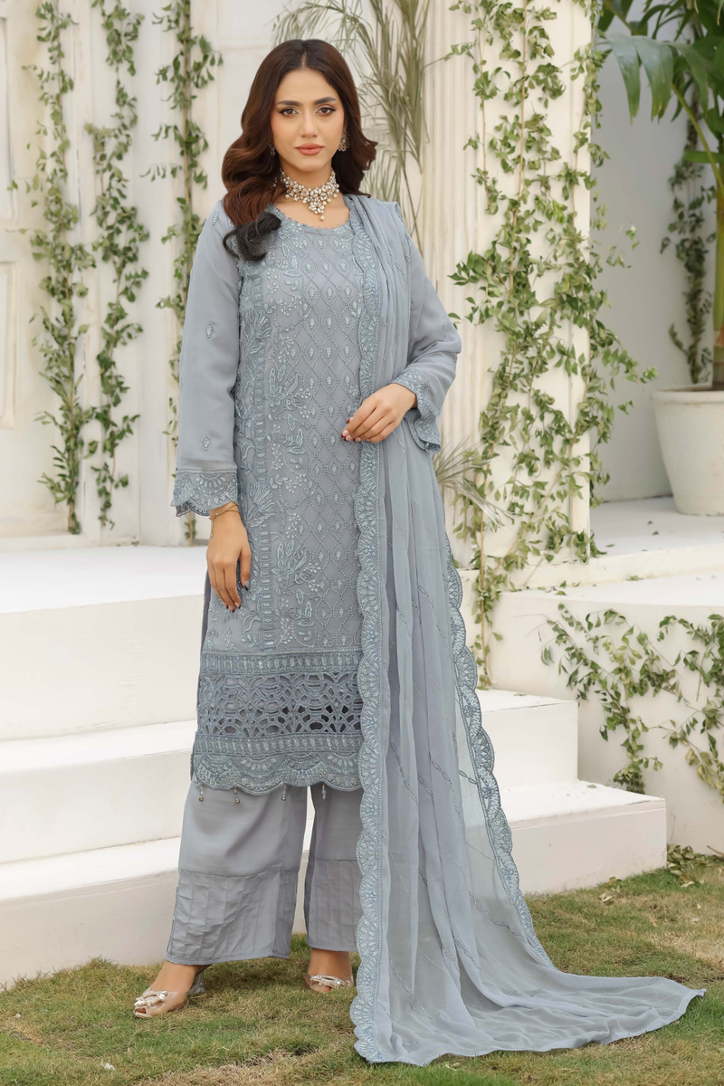 LIbas Eid New Arrivals Unstitched Chiffon 407