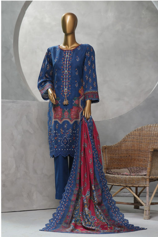 Libas Unstitched Khaddar 3 Piece 1006