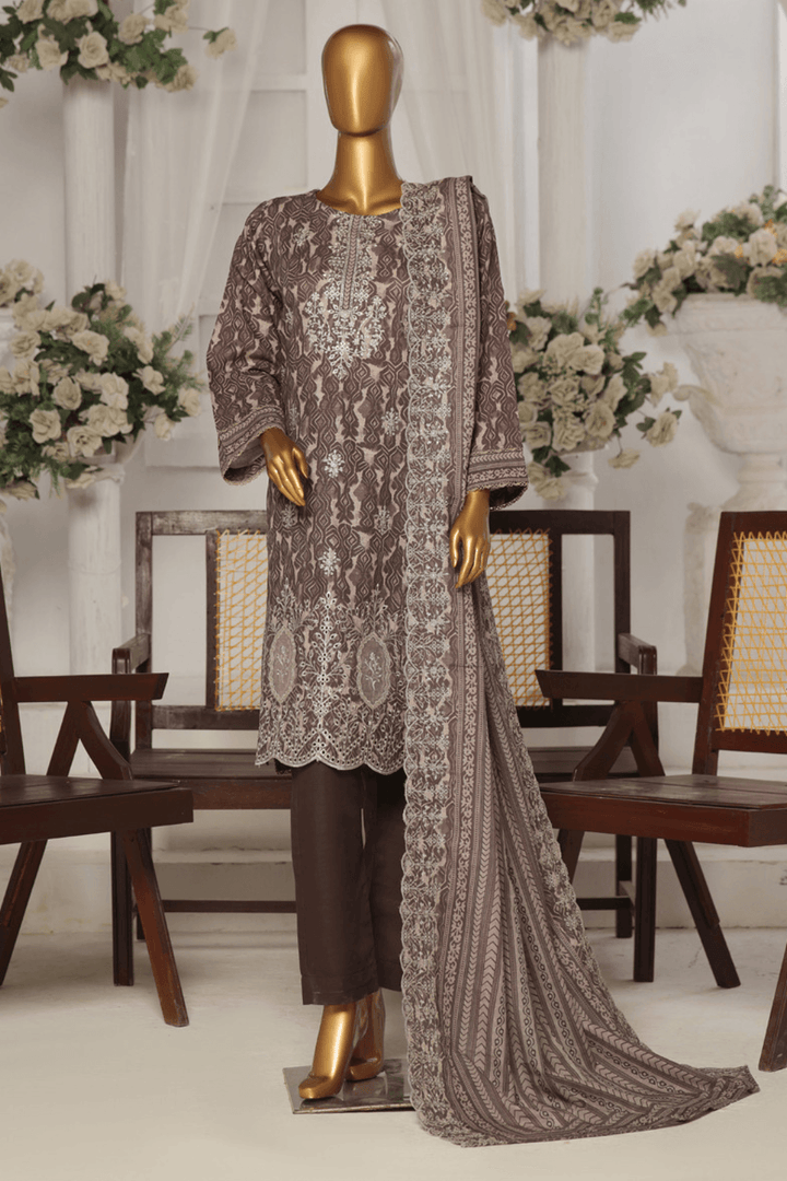 Libas Khaddar Embroidered Ready Made 401 - Al Libas Al Asri