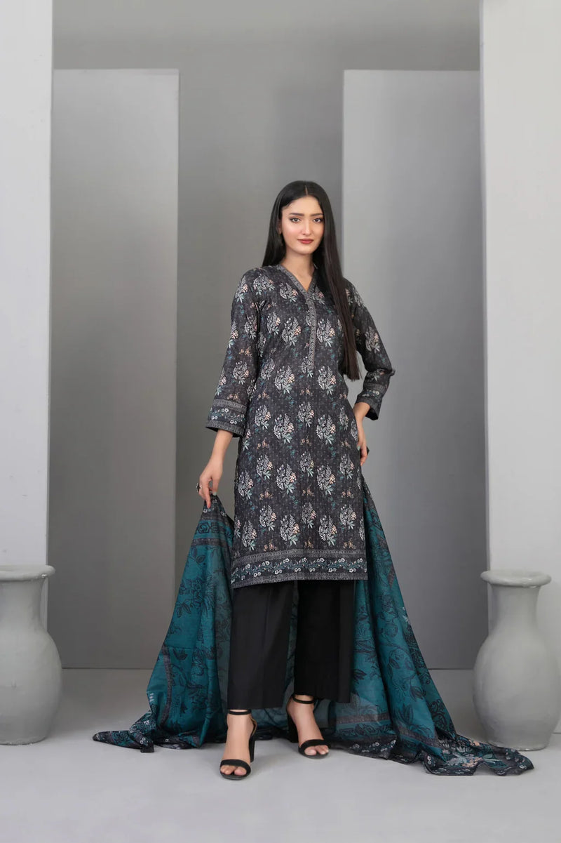 Libas Lawn Unstitched Black 6
