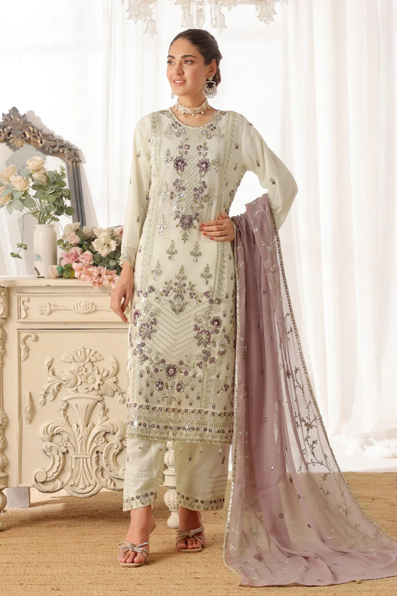 Libas Chiffon Unstitched 1104