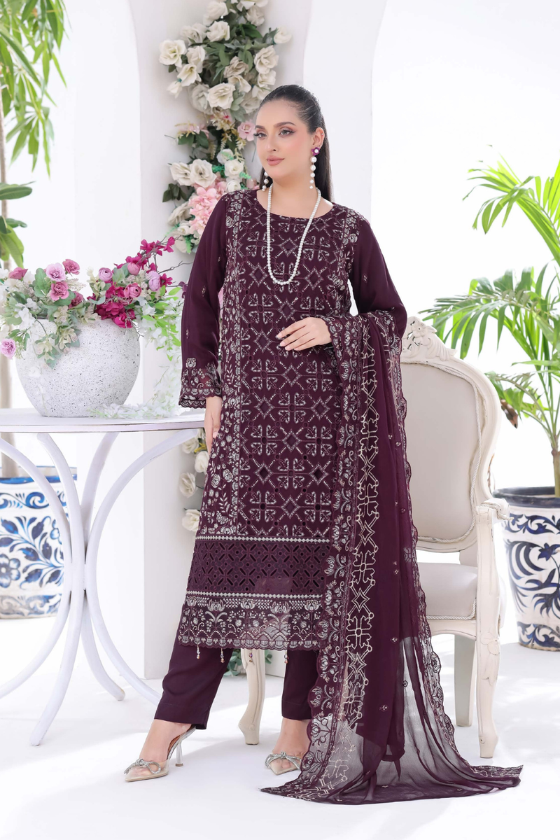 L-Unstitched Chiffon 517