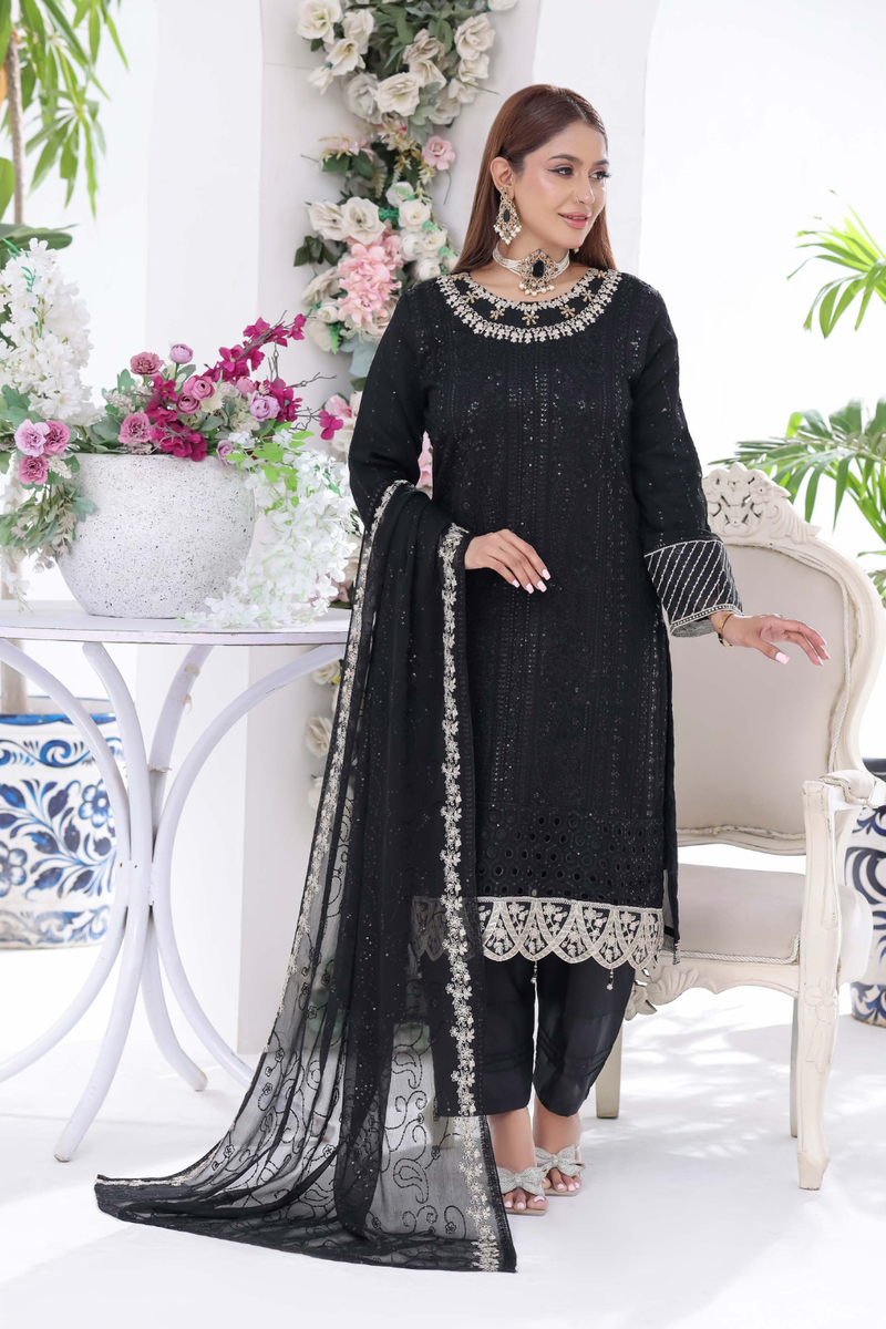 L-Unstitched Chiffon 520