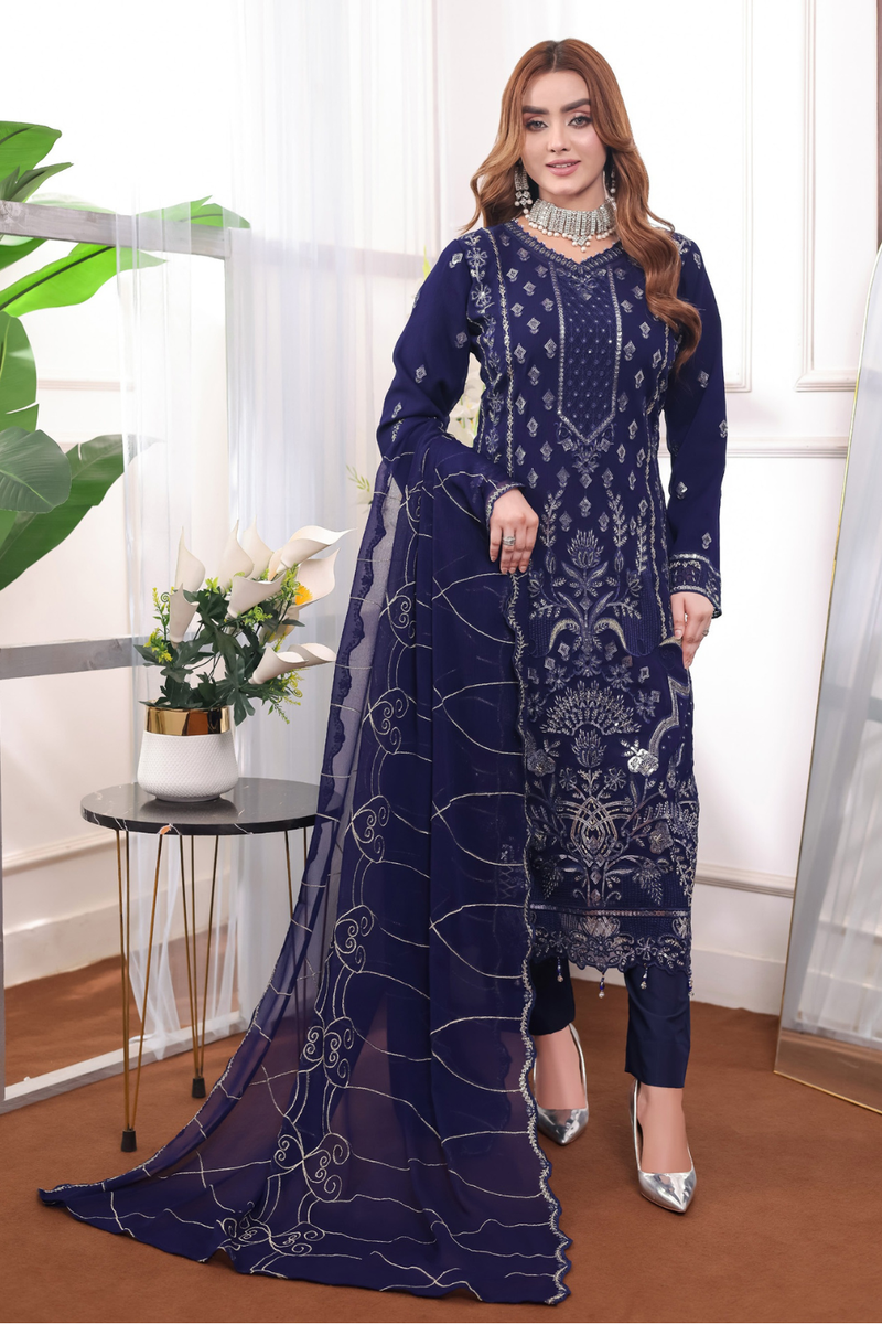 L-Unstitched Chiffon 530