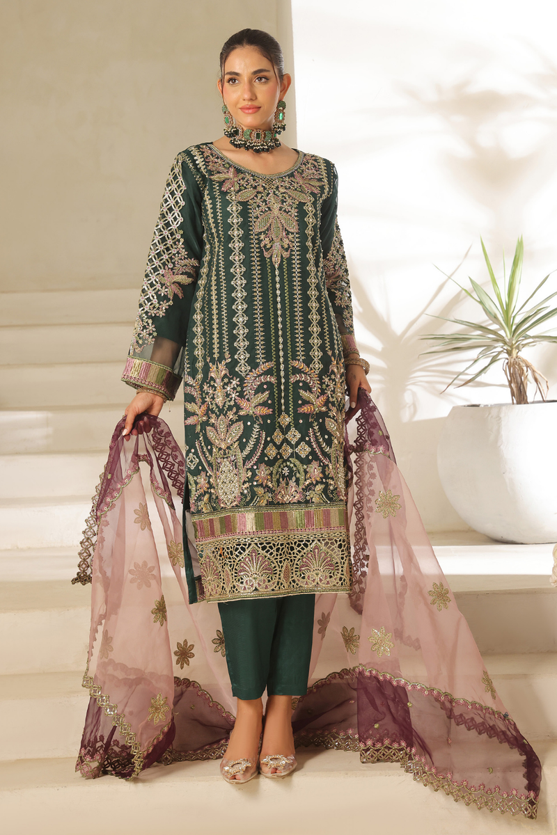 Libas Offer 1003 Organza Eid Collection