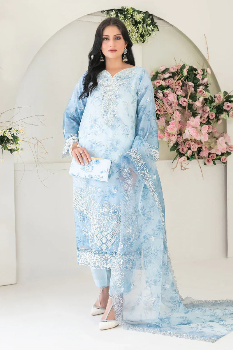 New Arrival Libas Organza Ready Made with Bag 112