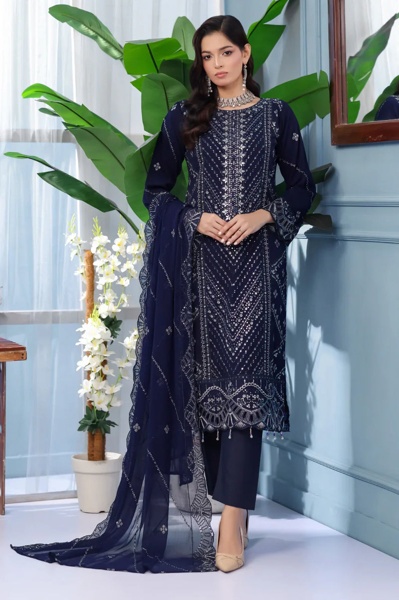 U-Unstitched Chiffon 121