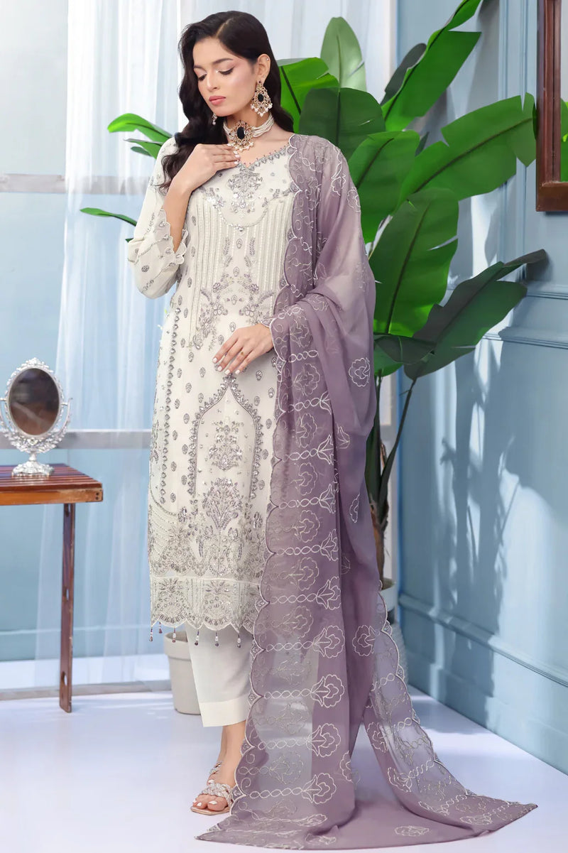 U-Unstitched Chiffon 122