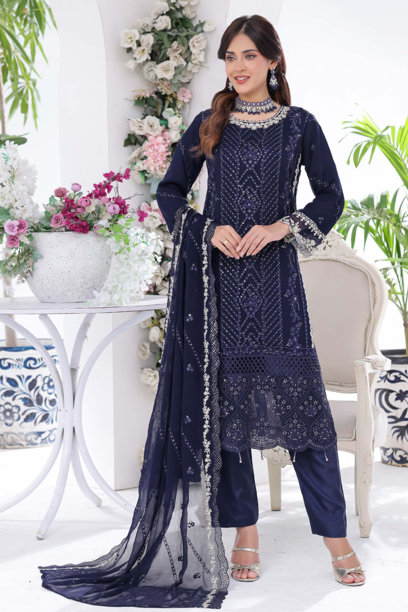 L-Unstitched Chiffon 522