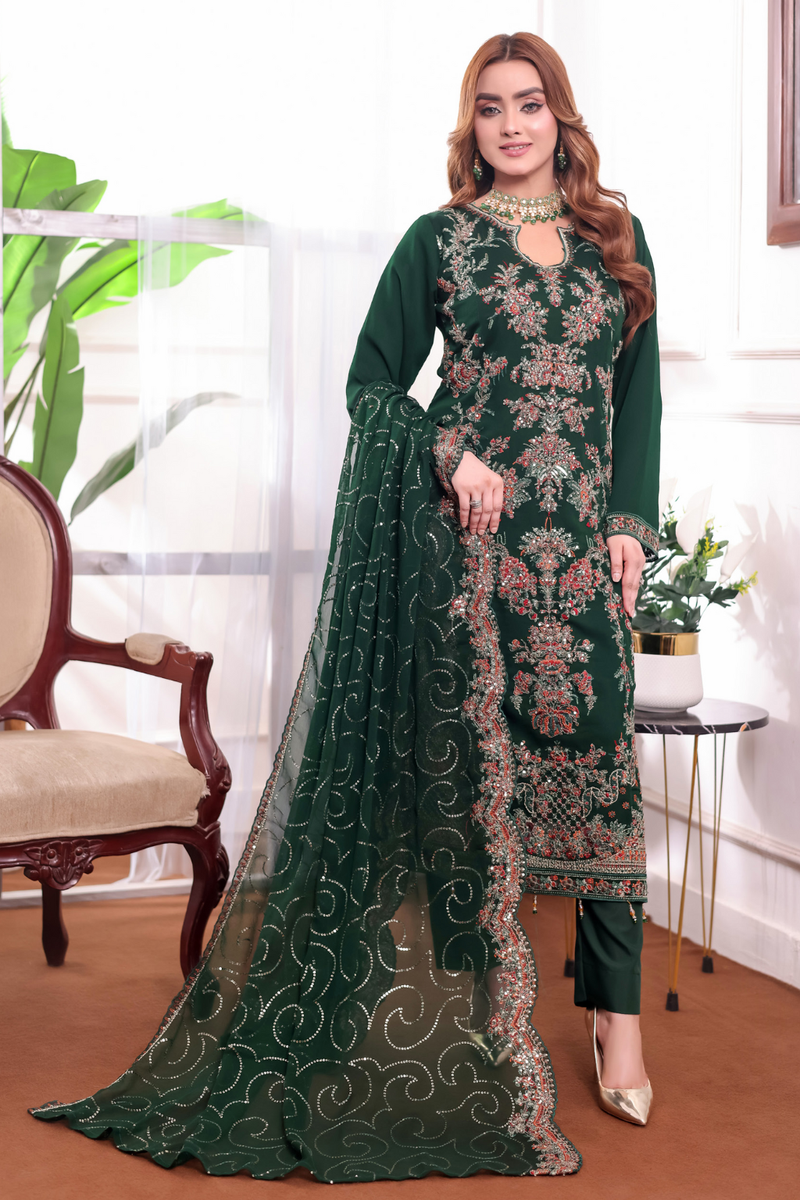 L-Unstitched Chiffon 528