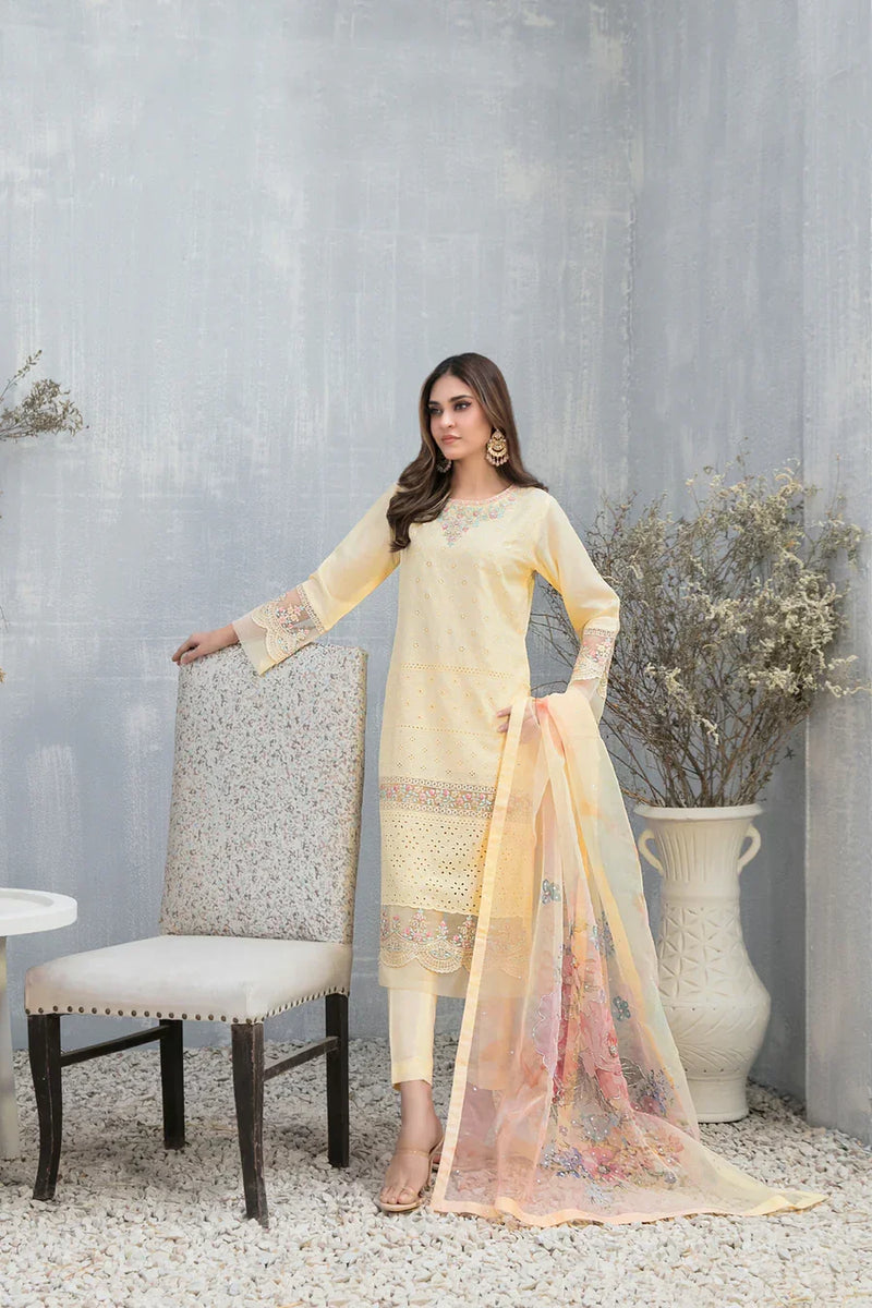 Z-221 Embroidered Lawn Ready Made