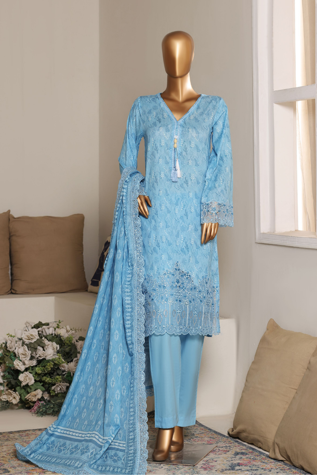 Libas Offer 617 Lawn Ready Made Suit – Al Libas Al Asri