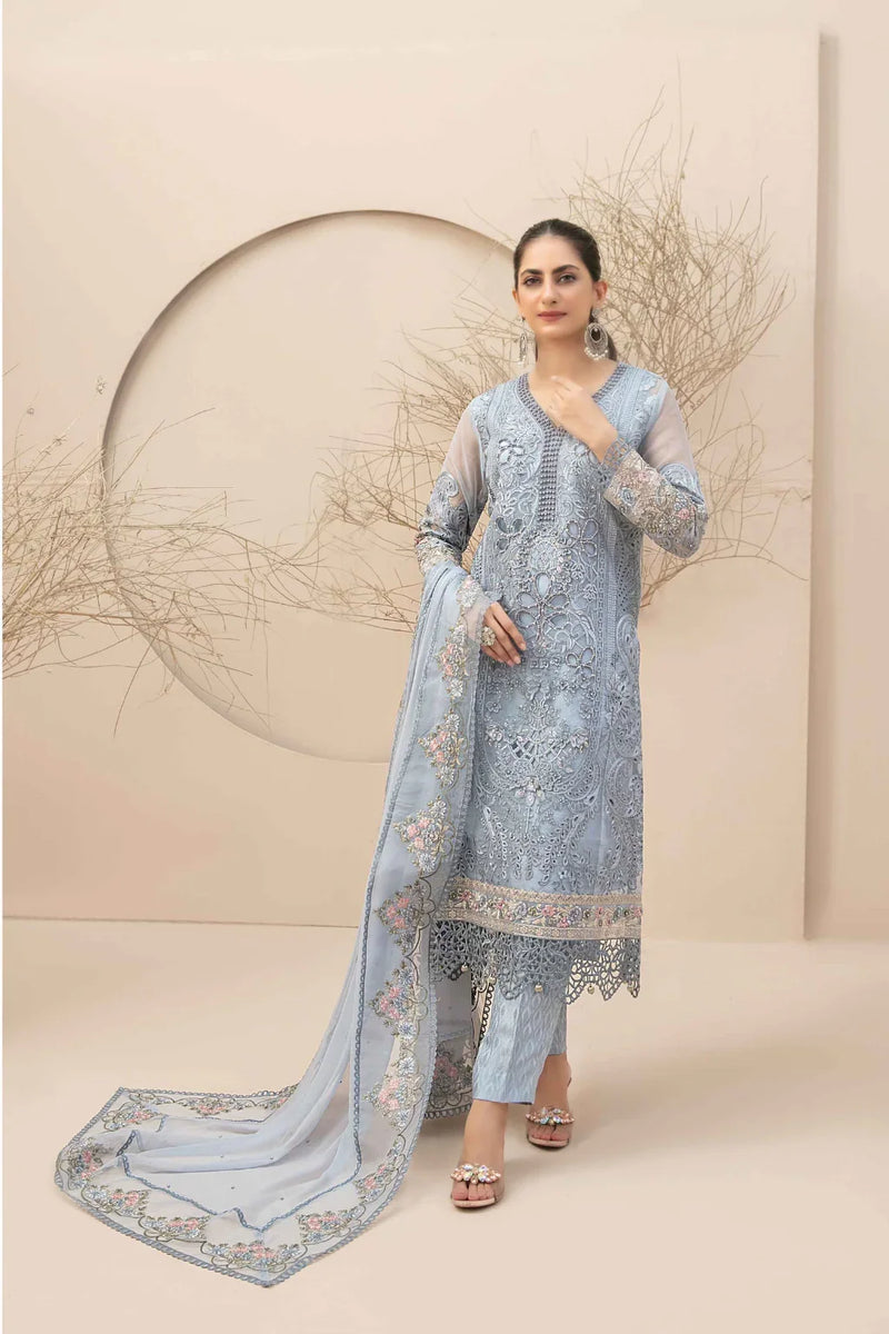 Z-371 Embroidered Ready Made