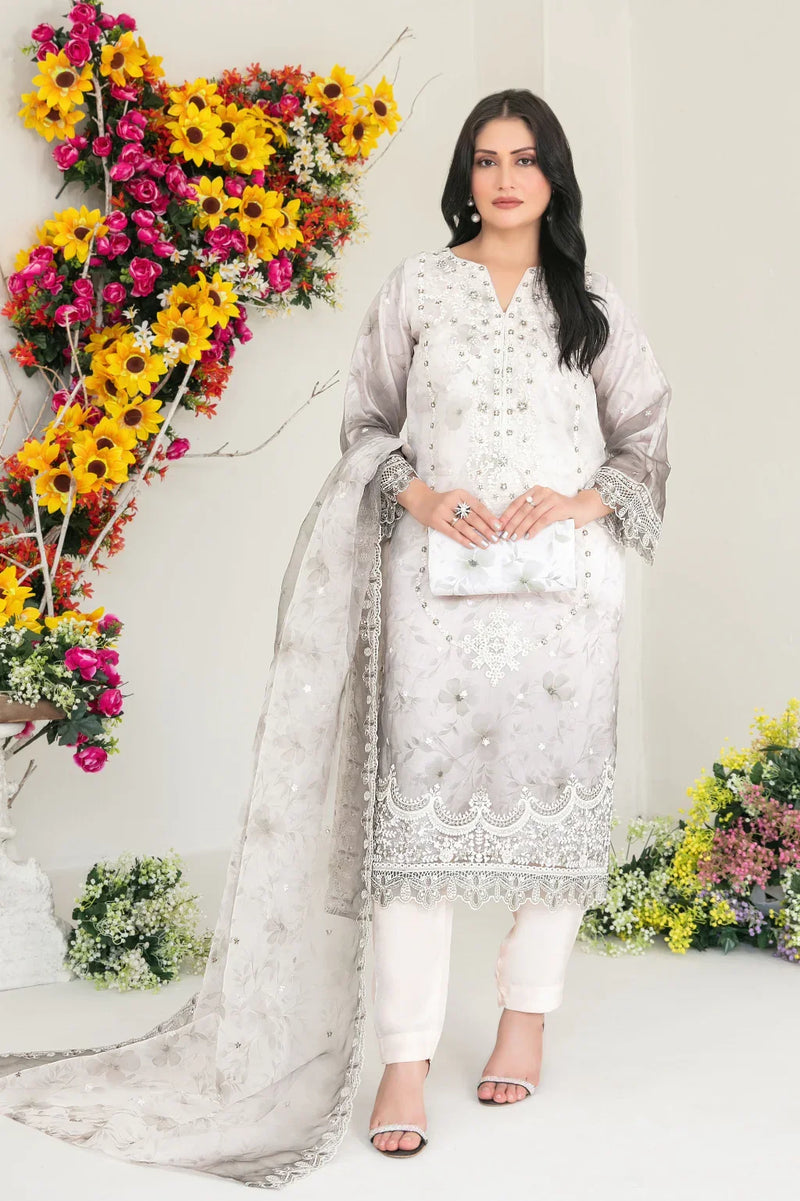 New Arrival Libas Organza Ready Made with Bag 109