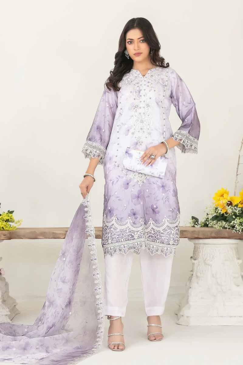 New Arrival Libas Organza Ready Made with Bag 110