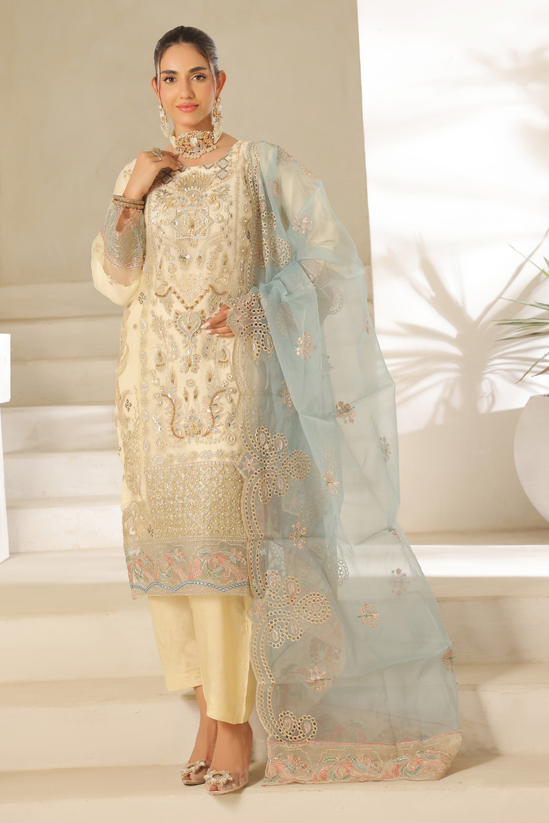 Libas Offer 1002 Organza Eid Collection