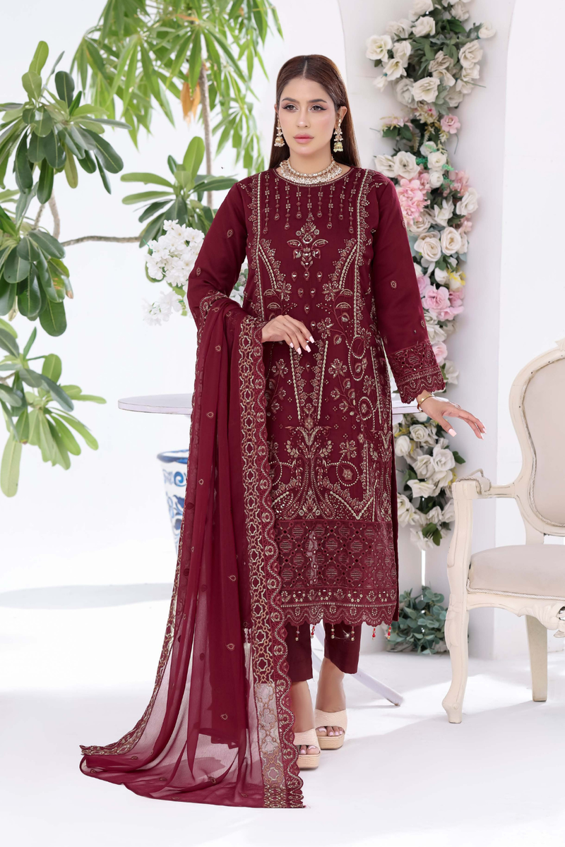 L-Unstitched Chiffon 519